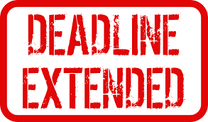 Deadline Extended